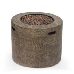 Senoia Outdoor Round Fire Pit - Brown - Christopher Knight Home -Outdoor Furniture Store GUEST 6b5a86dd 6f12 4af3 bd5d fa2dcdfbd5e3