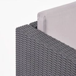 Waverly 4pc All Weather Faux Wicker Patio Chat Set - Dark Gray/Gray - Christopher Knight Home -Outdoor Furniture Store GUEST 6b70cc18 74aa 4c29 a3c7 ac5c95b26446