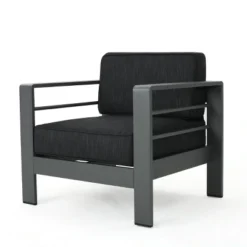 Cape Coral 3pc Aluminum Chat Set - Gray/Dark Gray - Christopher Knight Home 7 Cape Coral 3pc Aluminum Chat Set - Gray/Dark Gray - Christopher Knight Home -Outdoor Furniture Store GUEST 6d94db66 5e3a 4c3c 9a43 1fc34c2b3a9e