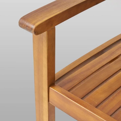 Wiloson 7pc Acacia Dining Set - Teak - Christopher Knight Home 6 Wiloson 7pc Acacia Dining Set - Teak - Christopher Knight Home - Image 4