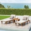 Ariana 3pc Acacia Wood Chaise Lounge Set - Teak/Cream - Christopher Knight Home 2 Ariana 3pc Acacia Wood Chaise Lounge Set - Teak/Cream - Christopher Knight Home -Outdoor Furniture Store GUEST 6f7bd218 b12e 4138 be53 a7c4299e0aa8