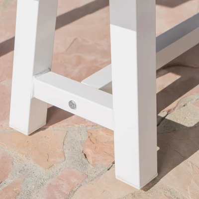 Carlisle 3pc Rustic Wood Patio Dining Set - Christopher Knight Home 5 Carlisle 3pc Rustic Wood Patio Dining Set - Christopher Knight Home - Image 3