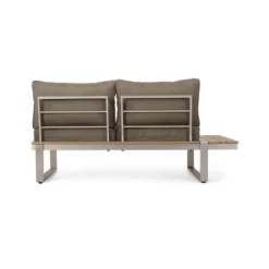 Sterling 4pc Outdoor Aluminum V Shaped 5 Seater Sofa With Cushions - Khaki/Natural - Christopher Knight Home 22 Sterling 4pc Outdoor Aluminum V Shaped 5 Seater Sofa With Cushions - Khaki/Natural - Christopher Knight Home -Outdoor Furniture Store GUEST 7338a997 756d 4bcc b517 7c7162dc6d5e