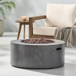 Wellington Outdoor 40000 BTU Circular Fire Pit With Concrete Finish - Christopher Knight Home 12 Wellington Outdoor 40000 BTU Circular Fire Pit With Concrete Finish - Christopher Knight Home -Outdoor Furniture Store GUEST 7379b692 139b 429f a5a5 b5f4cf9914ce