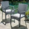 Corsica Set Of 2 Wicker Dining Chair With Cushions - Gray - Christopher Knight Home -Outdoor Furniture Store GUEST 73965a64 ce82 4cd9 a8ac 0f3e5ca77a09