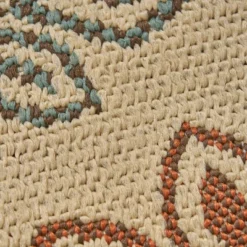 7'10" X 10' Degarmo Medallion Outdoor Rug Ivory - Christopher Knight Home -Outdoor Furniture Store GUEST 746cf509 e981 4644 a958 a4685bf8544a