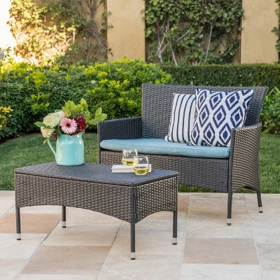 Malta 2pc Outdoor Seating Set - Christopher Knight Home 8 Malta 2pc Outdoor Seating Set - Christopher Knight Home - Image 6