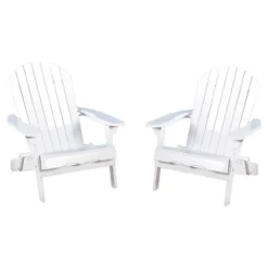Hanlee Set Of 2 Folding Wood Adirondack Chair - Christopher Knight Home -Outdoor Furniture Store GUEST 75bad84a b239 41a9 ad63 a7cfa080e531