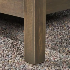 Thasos 10pc Acacia U-Shaped Farmhouse Sectional Sofa Set With Fire Pit - Gray/White/Dark Gray - Christopher Knight Home -Outdoor Furniture Store GUEST 75d9ec38 e0fa 40d7 a742 2f378e40b3a8