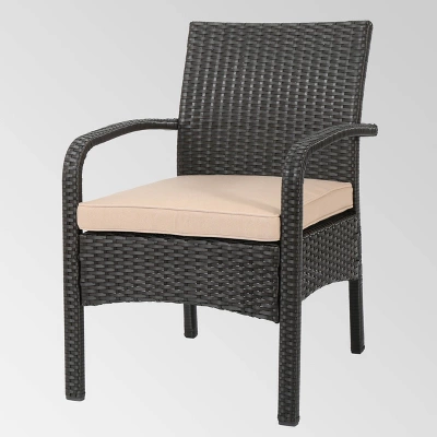 Cordoba 6pc Wicker Conversation Set - Brown/Tan - Christopher Knight Home 7 Cordoba 6pc Wicker Conversation Set - Brown/Tan - Christopher Knight Home - Image 5