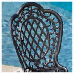 Cole 3pc Cast Aluminum Patio Bistro Set - Bronze - Christopher Knight Home -Outdoor Furniture Store GUEST 7660990d 659e 4373 9537 ac1cee29f257