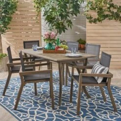 O'Shanter 7pc Acacia Dining Set - Christopher Knight Home 10 O'Shanter 7pc Acacia Dining Set - Christopher Knight Home -Outdoor Furniture Store GUEST 77831d5a 913e 46b7 8204 aa8f2e018e70