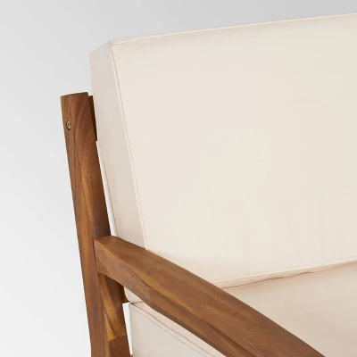 Grenada 6pc Acacia Wood Sofa Set - Christopher Knight Home 4 Grenada 6pc Acacia Wood Sofa Set - Christopher Knight Home - Image 2