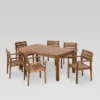 Wilson 7pc Acacia Wood Dining Set With Expandable Dining Table - Teak - Christopher Knight Home -Outdoor Furniture Store GUEST 784597cd 3be3 4db9 b44e 32ba73757c81
