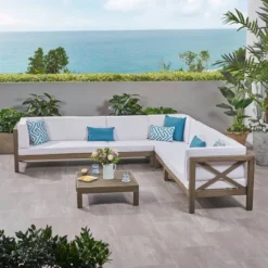 Brava 6pc Acacia Wood Sectional Patio Seating Set - Christopher Knight Home 17 Brava 6pc Acacia Wood Sectional Patio Seating Set - Christopher Knight Home -Outdoor Furniture Store GUEST 7aa9a771 f43a 4da0 af44 ac24427dc5a4