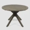 Stamford Round Acacia Wood Dining Table With X-Shaped Base Gray - Christopher Knight Home -Outdoor Furniture Store GUEST 7c0c8269 b88e 4d1e 88fd 9f5468304931