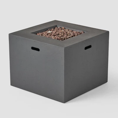 Julian 5pc Faux Wicker Swivel Club Chair & Square Fire Pit Set - Dark Brown/Dark Gray - Christopher Knight Home 6 Julian 5pc Faux Wicker Swivel Club Chair & Square Fire Pit Set - Dark Brown/Dark Gray - Christopher Knight Home - Image 4