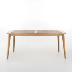 Clint 7pc Acacia And Wicker Dining Set - Teak/Brown - Christopher Knight Home -Outdoor Furniture Store GUEST 7de15e07 4c1d 46a5 898d 85a7a0a9a758