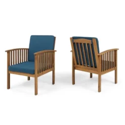 Casa 2pk Acacia Club Chairs - Christopher Knight Home -Outdoor Furniture Store GUEST 7df7fb16 7c0d 4a36 acd3 bf6f807e8d3d