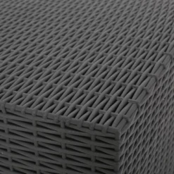 Waverly 5pc Faux Wicker Chat Set Dark Gray/Gray - Christopher Knight Home -Outdoor Furniture Store GUEST 7e95ddc4 c5af 456e 92b3 af57a6a1eb5d