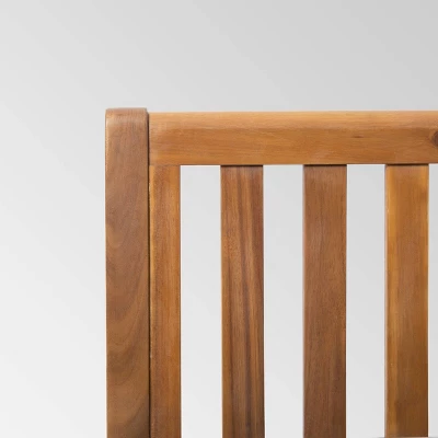 Caswell Set Of 2 Acacia Wood Club Chairs - Teak/Dark Teal - Christopher Knight Home 5 Caswell Set Of 2 Acacia Wood Club Chairs - Teak/Dark Teal - Christopher Knight Home - Image 3