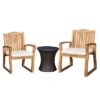 Avalon 3pc Acacia Chat Set - Teak/Brown - Christopher Knight Home -Outdoor Furniture Store GUEST 7f2ec7a0 1837 4c0c 9af9 7cb74fa59c8d