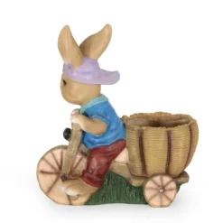 Christopher Knight Home 26" Wide Raglan Concrete Outdoor Novelty Rabbit Planter Blue/Brown -Outdoor Furniture Store GUEST 7fee43c9 0116 48e1 9e34 61066d1ec504