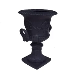 28" Wide Planter Adonis Lightweight Concrete Patio Urn Black - Christopher Knight Home -Outdoor Furniture Store GUEST 80922a10 379a 4e8b b0ca e375d60abd05