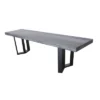 Verona Lightweight Concrete Dining Bench - Gray - Christopher Knight Home -Outdoor Furniture Store GUEST 80a60083 3de3 430e 9562 7fb2dceaed42