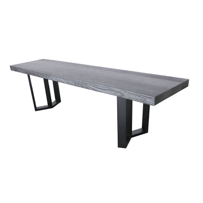 Verona Lightweight Concrete Dining Bench - Gray - Christopher Knight Home 3 Verona Lightweight Concrete Dining Bench - Gray - Christopher Knight Home