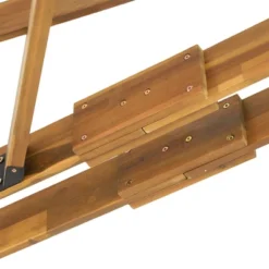 Dilan Outdoor Acacia Wood Triangle Pergola - Teak/Black - Christopher Knight Home -Outdoor Furniture Store GUEST 81b06931 7319 4afd a37a e4185cdcb8c4