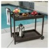 Savona Wicker Outdoor Serving Cart - Brown - Christopher Knight Home 2 Savona Wicker Outdoor Serving Cart - Brown - Christopher Knight Home -Outdoor Furniture Store GUEST 8280506e 35e0 4fed a62f 353791043cc9