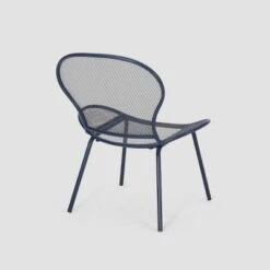 Nevada 2PK Iron Club Chair Matte Navy Blue - Christopher Knight Home -Outdoor Furniture Store GUEST 84bd974b 4d64 4dae ac34 c6ca09f84fa9