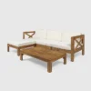 Alcove 5pc Acacia Wood Sofa Conversation Set - Christopher Knight Home -Outdoor Furniture Store GUEST 88b8b244 83da 47e1 b9e9 bb1ec667b915