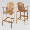 Malibu 2pk Acacia Wood Adirondack Barstools - Natural - Christopher Knight Home 2 Malibu 2pk Acacia Wood Adirondack Barstools - Natural - Christopher Knight Home -Outdoor Furniture Store GUEST 8938a80f 782b 41f9 9995 f6fd949438dc