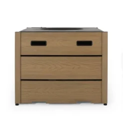 Archie Outdoor Square Fire Pit - Brown - Christopher Knight Home -Outdoor Furniture Store GUEST 8a9591b1 a864 43eb bf71 b4b94d5e17ec