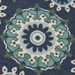 5'3" X 7' Medallion Outdoor Rug Navy/Green - Christopher Knight Home -Outdoor Furniture Store GUEST 8aa6ab4c ecb7 4503 922a 3f7a44c1852a