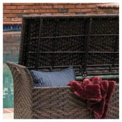 Wing Wicker Patio Storage Bench - Multi Brown - Christopher Knight Home 7 Wing Wicker Patio Storage Bench - Multi Brown - Christopher Knight Home -Outdoor Furniture Store GUEST 8b1fdfe8 c482 434d 88a2 dbc0e1714b2e