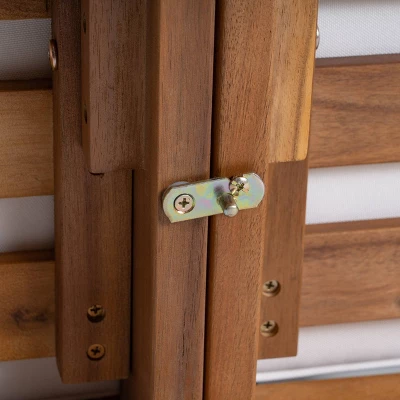 Oana 9pc Acacia Wood Sectional Sofa Set - Teak/Beige - Christopher Knight Home 4 Oana 9pc Acacia Wood Sectional Sofa Set - Teak/Beige - Christopher Knight Home - Image 2