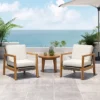 Nova 2pk Acacia Wood Club Chairs - Teak/Gray/Beige - Christopher Knight Home -Outdoor Furniture Store GUEST 8ca14db8 7b98 4c33 91bc 6691bcabda50