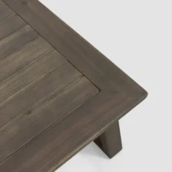 Belgian 2pc Acacia Wood Chat Set - Gray/Light Gray - Christopher Knight Home -Outdoor Furniture Store GUEST 8d0bdd98 4876 4f44 a9b2 a084bb5356a8