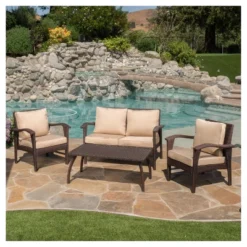 Honolulu Outdoor 4pc Wicker Seating Set And Cushions - Christopher Knight Home 9 Honolulu Outdoor 4pc Wicker Seating Set And Cushions - Christopher Knight Home -Outdoor Furniture Store GUEST 8d6f5d77 2241 490d b7c8 ab05d84bf99c