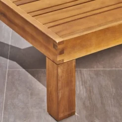 Cambridge 5pc Acacia Wood Sofa Set Teak/Dark Teal- Christopher Knight Home -Outdoor Furniture Store GUEST 8f7ddd22 91f6 411b a873 adf2cf991003