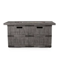 Arnton Outdoor 40000 BTU Rectangle Fire Pit Wood Gray - Christopher Knight Home 18 Arnton Outdoor 40000 BTU Rectangle Fire Pit Wood Gray - Christopher Knight Home -Outdoor Furniture Store GUEST 8fdde4e2 86bf 4bb9 ae09 8c87df9068a0
