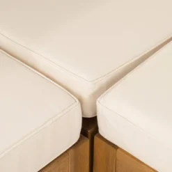 2pk Oana Outdoor Acacia Wood Left Arm Loveseat & Coffee Table With Cushion Teak/Beige - Christopher Knight Home -Outdoor Furniture Store GUEST 900a69b5 8877 47ac ba8e 4121689909d0