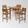 Stamford 5pc Acacia Wood Rustic Bar Set Teak Finish - Christopher Knight Home -Outdoor Furniture Store GUEST 9139c0a9 5d42 40ee a880 6b46ca646e77