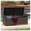 Wing Wicker Patio Storage Bench - Multi Brown - Christopher Knight Home -Outdoor Furniture Store GUEST 91e1cd92 d5e9 46e3 9e1b 9ed1594d0493