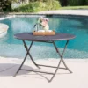 Riad Round Wicker Outdoor Patio Foldable Dining Table - Brown - Christopher Knight Home 2 Riad Round Wicker Outdoor Patio Foldable Dining Table - Brown - Christopher Knight Home -Outdoor Furniture Store GUEST 924ff3ab 075e 4489 9dbd fdff6fab6791