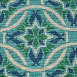 Jada Geometric Outdoor Rug Blue/Green - Christopher Knight Home -Outdoor Furniture Store GUEST 9301fd1a c5a0 48fa 8b14 34681ace1432