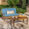 Peyton 2pc Acacia Wood Loveseat & Coffee Table Set - Christopher Knight Home -Outdoor Furniture Store GUEST 93c3d3dc 086d 4611 a65c 203aaeef8eff